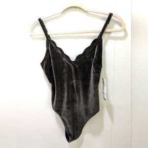 Urban Outfitters misses one piece top. Dark brown. Size S